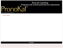 Tablet Screenshot of coachingpronokal.com